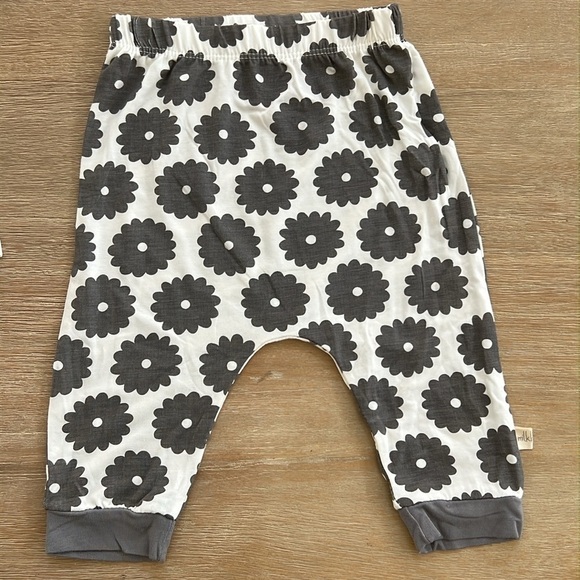 Milkberry Baby Girl Bamboo Long Sleeve Pants Headband 0-3 3-6 6-9 months - Picture 4 of 7
